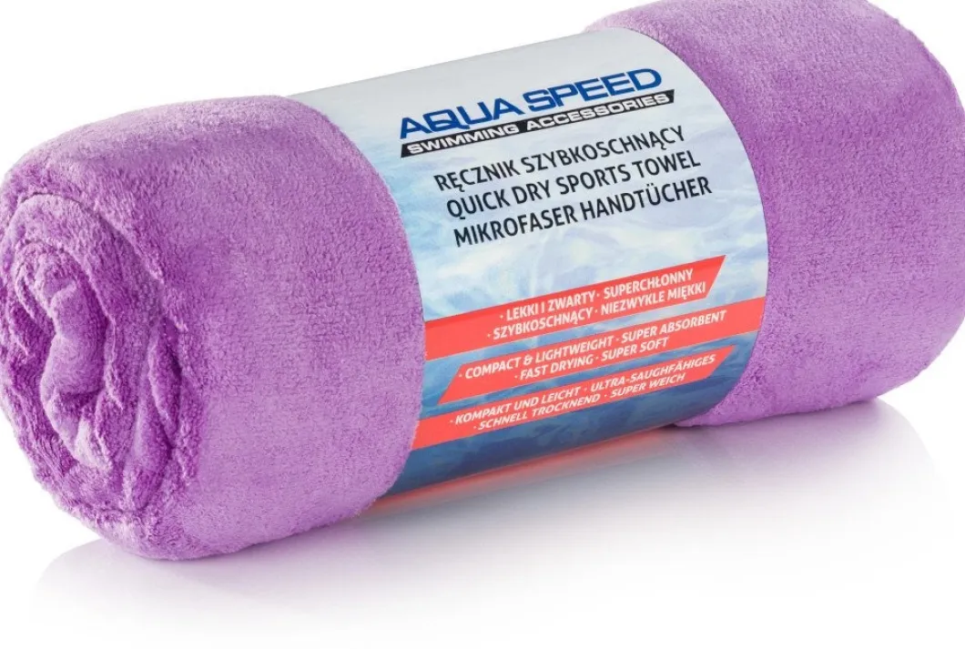 Szybkoschnący ręcznik z mikrofibry DRY SOFT 09 70x140 - fioletowy