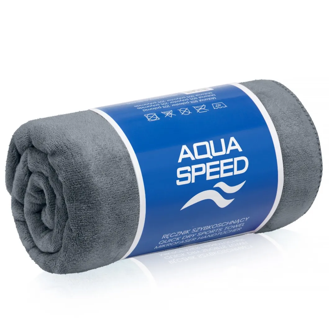 Szybkoschnący ręcznik z mikrofibry DRY SOFT 03 70x140 - szary