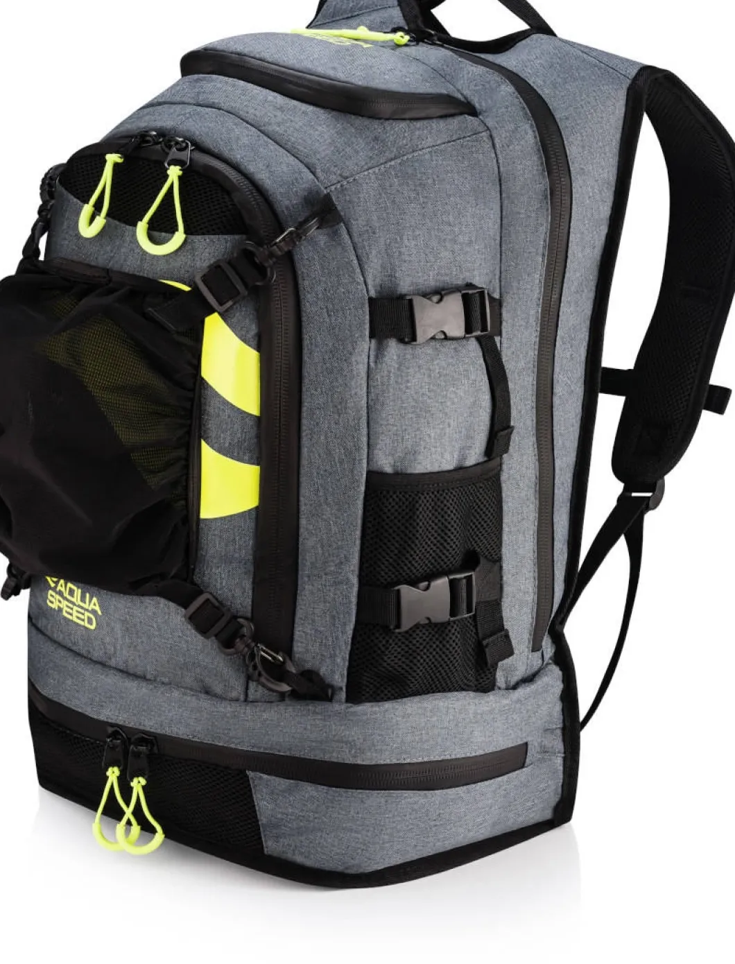 Wielofunkcyjny plecak pływacki Aqua Speed Maxpack 38 42L - szary - defekt nadruku