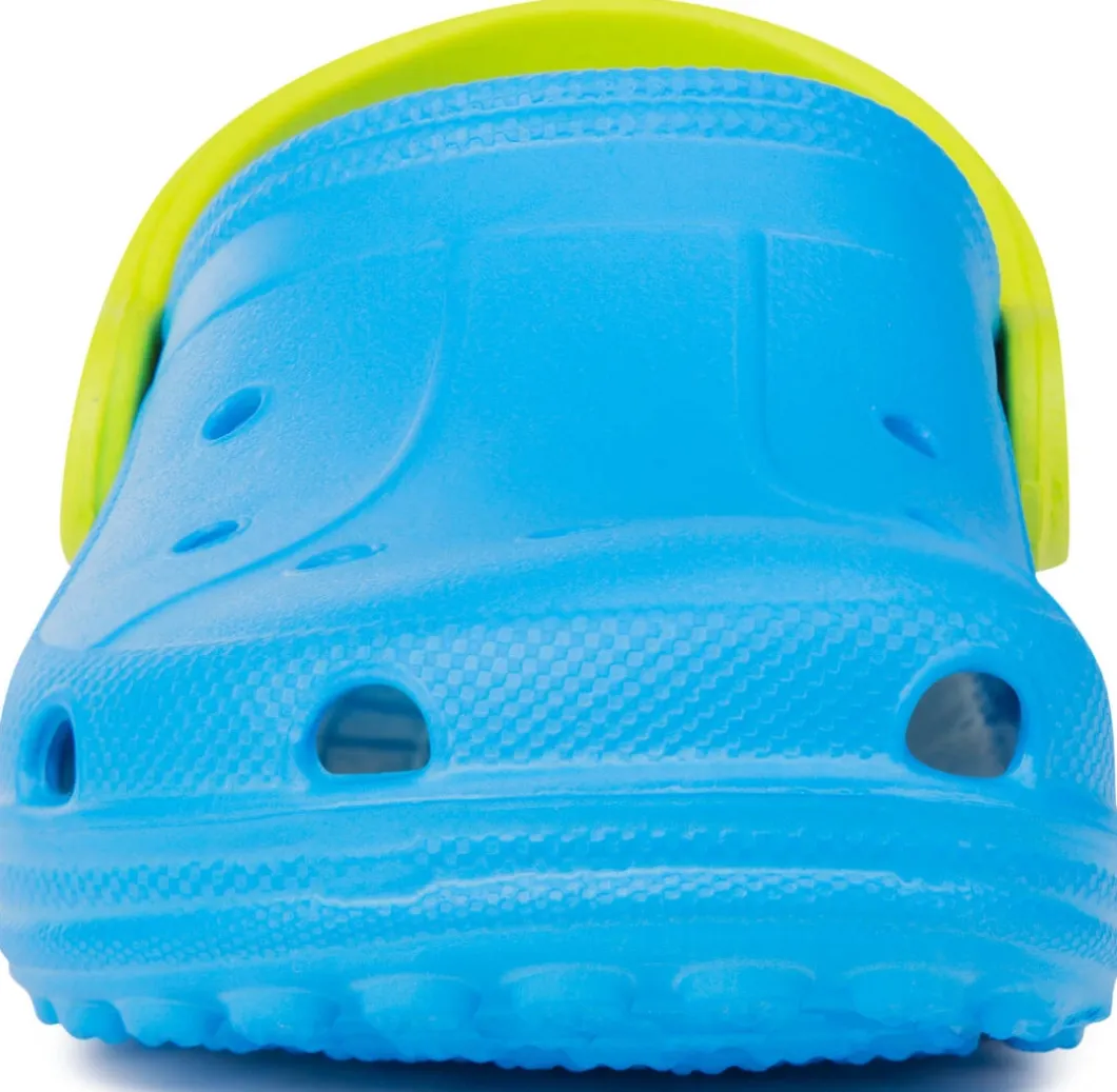 Zabudowane klapki basenowe chodaki dla dzieci Aqua Speed Lima 02 - niebieskie