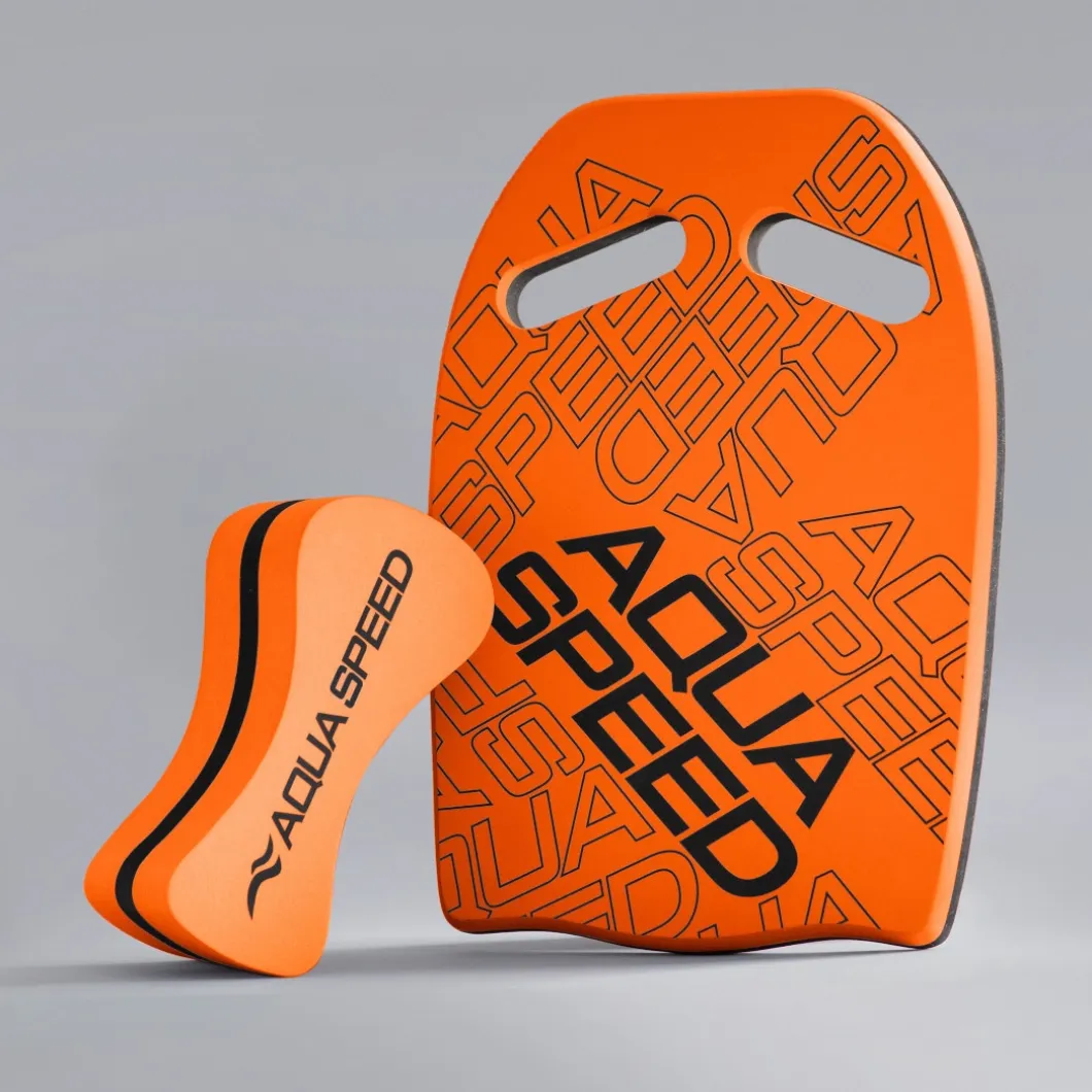 Zestaw desek do nauki pływania AQUA SPEED Wave kickboard + ósemka 75