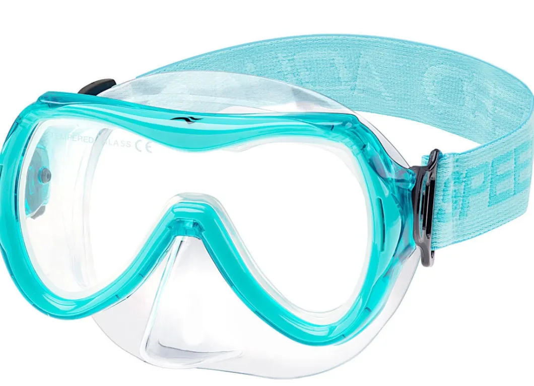 Zestaw do snorkelingu dla dzieci Aqua Speed Alize + Samos + worek 04 - turkusowy
