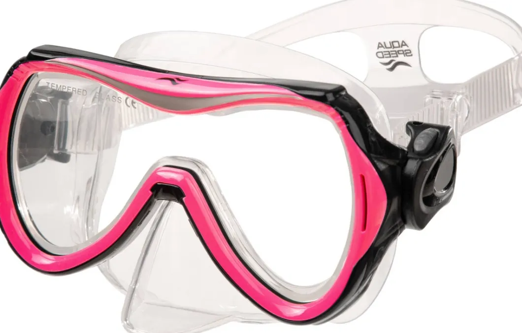 Zestaw do snorkelingu dla dzieci Aqua Speed Alize + Samos 03 + worek - różowy